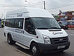 Бесплатный автобус Genser в пункт аренды автомобилей АрендаАвто-врк на Новорязанском шоссе